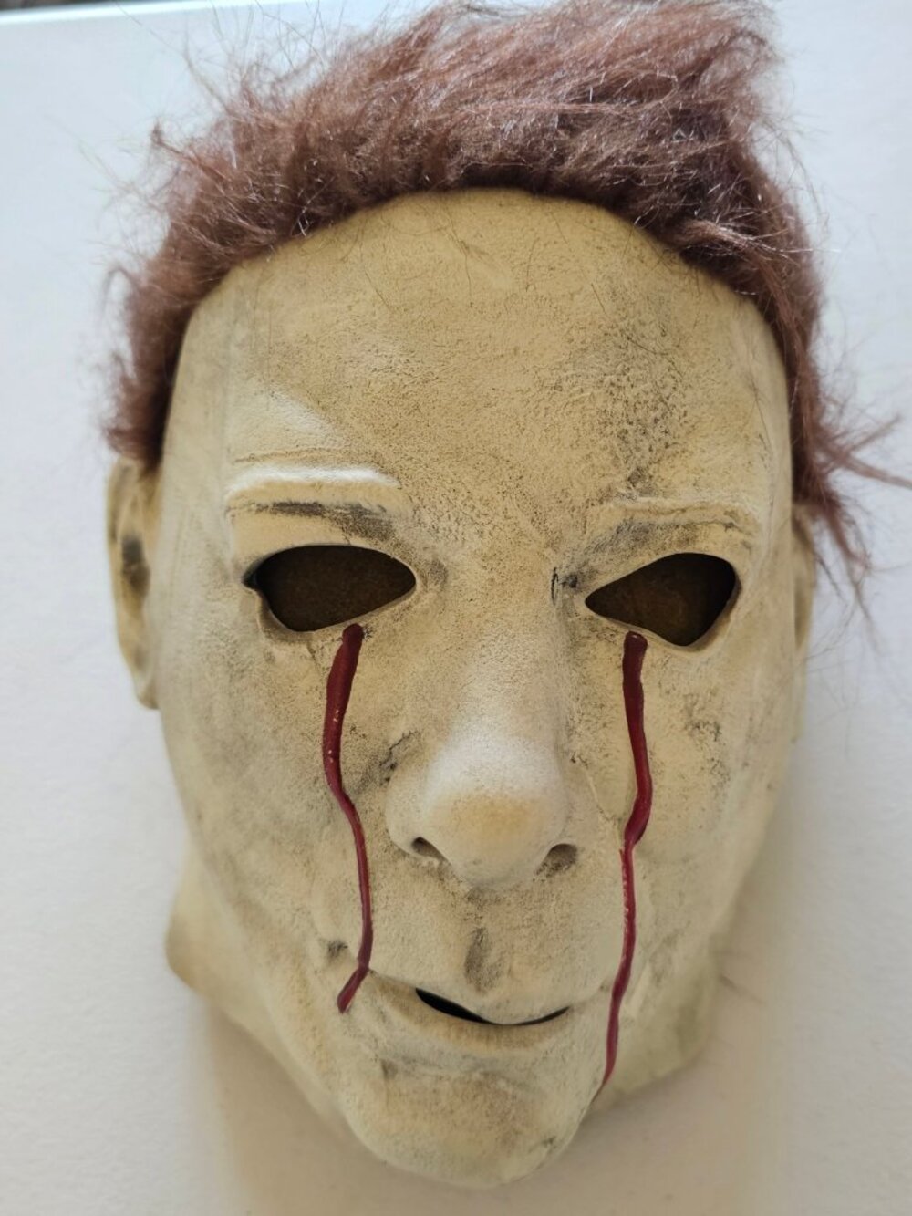 Halloween II Michael Myers Latex Rubber Mask Blood Tears | Universal Studios